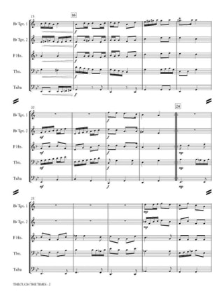 Through the Times - Otto M. Schwarz - Partition